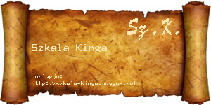 Szkala Kinga névjegykártya